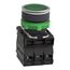 22mm Mounting Hole Dia. Momentary (MO) NC/NO LED Illuminated Push-Button Switch, XB5AW33G5