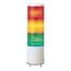 24 VAC/VDC 75 Milliamp Base Mount Preassembled Stackable Steady LED Tower Light Module Unit (Green, Red And Amber), XVCTL1