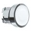 22mm Mounting Hole Dia. Momentary (MO) Round Nonilluminated Push-Button Switch (White), ZB4BA1