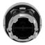 22mm Mounting Hole Dia. Momentary (MO) 22mm Flush Head Nonilluminated Push-Button Switch (Red), ZB4BA432