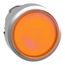 22mm Mounting Hole Dia. Momentary (MO) Round Nonilluminated Push-Button Switch (Orange), ZB4BA58