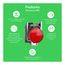 22mm Mounting Hole Dia. Momentary (MO) 30mm Mushroom Head Nonilluminated Push-Button Switch (Red), ZB4BC44