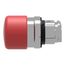 22mm Mounting Hole Dia. Momentary (MO) 30mm Mushroom Head Nonilluminated Push-Button Switch (Red), ZB4BC44