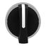 3-Position Momentary (MO) Standard Lever Handle NEMA 4X & 13 Selector Switch With Maintained/Maintained/Momentary Action (Black), ZB4BD8