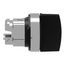 3-Position Momentary (MO) Standard Lever Handle NEMA 4X & 13 Selector Switch With Maintained/Maintained/Momentary Action (Black), ZB4BD8