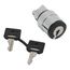 2-Position Maintained (MA) Keyed NEMA 4X & 13 Selector Switch With 458A Key And Any Position Withdrawal (Black), ZB4BG410