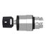 2-Position Maintained (MA) Keyed NEMA 4X & 13 Selector Switch With 458A Key And Any Position Withdrawal (Black), ZB4BG410
