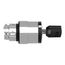 2-Position Maintained (MA) Keyed NEMA 4X & 13 Selector Switch With 458A Key And Any Position Withdrawal (Black), ZB4BG410