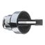 3-Position Momentary (MO) Long Handle NEMA 4X & 13 Selector Switch With Spring Return Left-To-Center (Black), ZB4BJ7