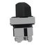 3-Position Momentary (MO) Long Handle NEMA 4X & 13 Selector Switch With Spring Return Left-To-Center (Black), ZB4BJ7