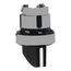 3-Position Momentary (MO) Long Handle NEMA 4X & 13 Selector Switch With Spring Return Left-To-Center (Black), ZB4BJ7