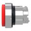 22mm Mounting Hole Dia. Momentary (MO) 22mm Projecting Head Nonilluminated Push-Button Switch (Red), ZB4BL432