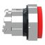 22mm Mounting Hole Dia. Momentary (MO) 22mm Projecting Head Nonilluminated Push-Button Switch (Red), ZB4BL432