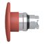 22mm Mounting Hole Dia. Momentary (MO) 60mm Metal Mushroom Head Nonilluminated Push-Button Switch (Red), ZB4BR4