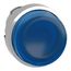22mm Mounting Hole Dia. Momentary (MO) Round BA9s Lamp Push-Button Switch (Green), ZB4BW13
