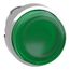 22mm Mounting Hole Dia. Momentary (MO) Round Universal Push-Button Switch (Green), ZB4BW133