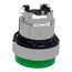 22mm Mounting Hole Dia. Momentary (MO) Round Universal Push-Button Switch (Green), ZB4BW133