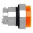 22mm Mounting Hole Dia. Momentary (MO) Round Universal Projecting Push-Button Switch (Orange), ZB4BW153