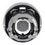 22mm Mounting Hole Dia. Momentary (MO) Round Universal Projecting Push-Button Switch (Orange), ZB4BW153