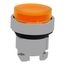 22mm Mounting Hole Dia. Momentary (MO) Round Universal Projecting Push-Button Switch (Orange), ZB4BW153