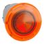 22mm Mounting Hole Dia. Maintained (MA) Round Nonilluminated Push-Button Switch (Orange), ZB4BW653