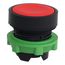 22mm Mounting Hole Dia. Maintained (MA) Round Nonilluminated Push-Button Switch (Red), ZB5AH04