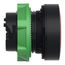 22mm Mounting Hole Dia. Maintained (MA) Round Nonilluminated Push-Button Switch (Red), ZB5AH04