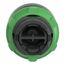 22mm Mounting Hole Dia. Momentary (MO) Round Nonilluminated Projecting Push-Button Switch (Green), ZB5AL3
