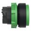 22mm Mounting Hole Dia. Momentary (MO) Round Nonilluminated Projecting Push-Button Switch (Green), ZB5AL3