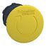22mm Mounting Hole Dia. Maintained (MA) Round Nonilluminated Push-Button Switch (Yellow), ZB5AS55