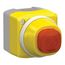 22mm Mounting Hole Dia. Momentary (MO) BA9s Lamp Illuminated Flush Push-Button Switch, ZB5AW35