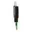 12-24 VAC LED Shock And Vibration Resistant Indicating Light With Quick Connect Connector (Green), ZB6EB3B