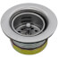 Stainless Steel Junior Bar Sink Drain Strainer w/ Basket