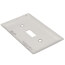 1-Gang Stainless Steel Toggle Switch Wall Plate