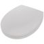 Softclose, Slow Close Round Toilet Seat And Lid, Colonial White - SS113#11