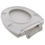 Softclose, Slow Close Round Toilet Seat And Lid, Colonial White - SS113#11