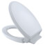 Traditional SoftClose Elongated Closed Front Toilet Seat (Cotton White)