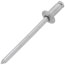 #30 Steel 1/16" to 1/8" Button Head Rivets (Pack of 1000)