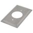 1-Gang Stainless Steel Power Outlet Receptacle Wall Plate