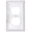 1-Gang Stainless Steel Duplex Receptacle Wall Plate