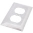 1-Gang Stainless Steel Duplex Receptacle Wall Plate