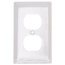 1-Gang Stainless Steel Duplex Receptacle Wall Plate