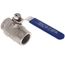 1" FPT Stainless Steel Full-Port 2-Piece Ball Valve, 1000 PSI CWP, LF