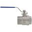 1-1/4" FPT Stainless Steel Full-Port 2-Piece Ball Valve, 1000 PSI CWP, LF
