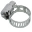 1/4" - 5/8" #4 Stainless Steel Worm Gear Hose Clamp w/ Stainless Steel Screw
