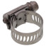 7/16" - 25/32" #6 Stainless Steel Worm Gear Hose Clamp w/ Stainless Steel Screw