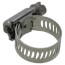 1/2" - 29/32" #8 Stainless Steel Worm Gear Hose Clamp w/ Stainless Steel Screw