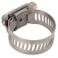 9/16" - 1-1/16" #10 Stainless Steel Worm Gear Hose Clamp w/ Stainless Steel Screw