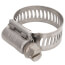 9/16" - 1-1/16" #10 Stainless Steel Worm Gear Hose Clamp w/ Stainless Steel Screw