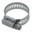 11/16" - 1-1/4" #12 Stainless Steel Worm Gear Hose Clamp w/ Stainless Steel Screw